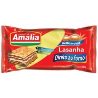 Massa Lasanha Santa Amalia Pre Cozida Ovos 200g - Cod. 7896021314768C12