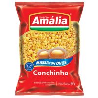 Macarrão Conchinha Santa Amalia Ovos 500g - Cod. 7896021300402
