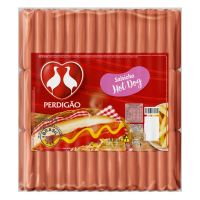 Salsicha Hot Dog Perdigão 5Kg | Caixa Com 20 Kg (4 Unidade de 5 Kg Cada) - Cod. 17891515220980