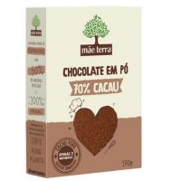 Chocolate Pó Mãe Terra 70% Cacau Caixa 170g - Cod. 7891150077607C6