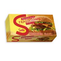 Hamburger Sadia Bovino 672g | Caixa Com 12 Unidades - Cod. 17893000387093