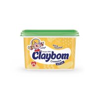 Margarina Claybom Cremosa Sem Sal Pote 500g | Caixa Com 12 Unidades - Cod. 17891515979352
