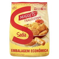 Nuggets Sadia Tradicional Embalagem Econômica 700g | Caixa Com 6 Unidades - Cod. 17891515868465