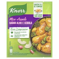 Tempero Pó para Assado Alho e Cebola Knorr Meu Assado Pacote 25g e 1 Saco Plástico para Assar - Cod. C55437