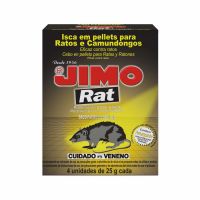Rodenticida Jimo Rat Estojo Com 4 Unidades De 25g Cada - Cod. 7896027027006