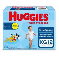 Fralda Huggies Tripla Proteção Jumbinho XG 12Unidades - Cod. 7896007552436
