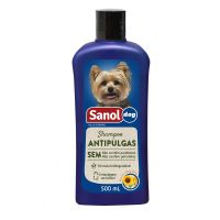Shampoo Sanol Dog Antipulgas 500mL - Cod. 7896183300852