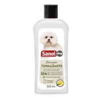 Shampoo Sanol Dog Tonalizante de Pelos Claros 500mL - Cod. 7896183306762