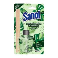 Limpador de Superfície Sanol 2 em 1 Green Flowers 100mL - Cod. 7896183311681