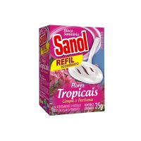 Bloco Sanitário Sanol Refil Flores Tropicais 2 X 35g - Cod. 7896183302610