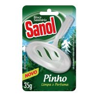 Bloco Sanitário Sanol com Aparelho Pinho 35 g - Cod. 7896183302177