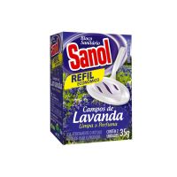 Bloco Sanitário Sanol Refil Campos de Lavanda 2 X 35g - Cod. 7896183302207