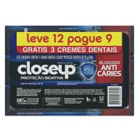 Oferta Creme Dental CloseUp Proteção Bioativa Anticarie 70g Leve 12 Pague 9 - Cod. 7891150061699