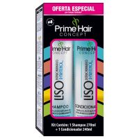 Kit Prime Hair Concept Liso Extraordinário Shampoo 270mL + Condicionador 240mL - Cod. 7893595694555