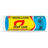 Saco Para Lixo Fiat Lux Azul De 50 Litros Com 20 Unidades - Cod. 7896007932412C3