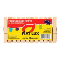 Prendedores De Roupa Fiat Lux Mad Betula Com 6 Unidades - Cod. 7896007932726