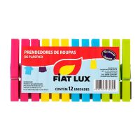 Prendedores De Roupa Fiat Lux De Plástico Com 12 Unidades - Cod. 7896007932825