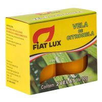 Vela De Citronela Fiat Lux Caixa Com 2 Unidades - Cod. 7896007921614C12
