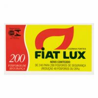 Fósforos Fiat Lux Cozinha Forte 200 Unidades - Cod. 7896007942534