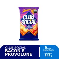 Biscoito Club Social Regular Bacon & Provolone 141g - Cod. 7622210568847