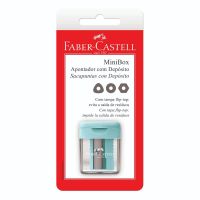 Apontador Faber-Castell Com Depósito Minibox Cartela - Cod. 7891360650805