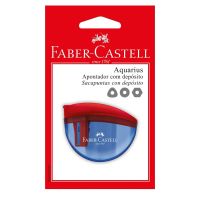 Apontador Faber-Castell Com Depósito Aquarius em Cartela - Cod. 7891360660071