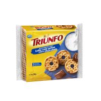 Biscoito Triunfo Amanteigado Leite Gotas Choco 248g Multipack - Cod. 7896058259018
