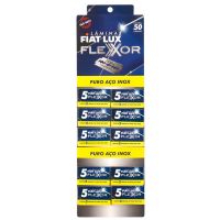 Lâmina De Barbear Fiat Lux Flexor Cartela Com 10 Pacotes De 5 Unidades Cada - Cod. 7896007988310