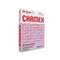 Papel Sulfite Chamex Rosa A4 75g 210mmx297mm - Cod. 7891173006974