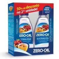 Adoçante Dietético Zero-Cal Sucralose Líquido Pack 2 Unidades de 100mL Cada - Cod. 7896094912779