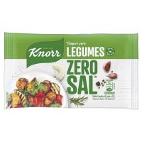 Tempero Pó para Legumes Knorr Zero Sal Pacote 32g 8 Unidades de 4g Cada - Cod. C60449