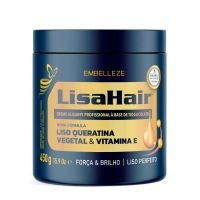 Creme Alisante Lisahair Liso Queratina 550g - Cod. 7896013508878