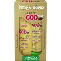 Shampoo E Condicionador Vitay Novex Óleo De Coco -  Kit 300mL - Cod. 7896013563525