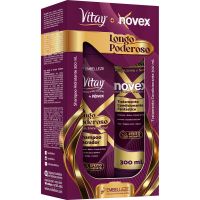 Shampoo E Condicionador Vitay Novex Longo Poderoso - Kit 300mL - Cod. 7896013503903