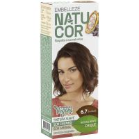 Tinta De Cabelo Natucor Naturalmente Chique Chocolate 6.7 Kit Completo - Cod. 7896013516224