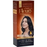 Tinta De Cabelo Fleury Estrela Confiante Preto Natural 1.0 - Cod. 7896013500643