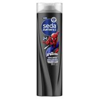 Shampoo Seda Infantil 2 Em 1 Spider-Man Super Limpeza 300mL - Cod. 7891150088634