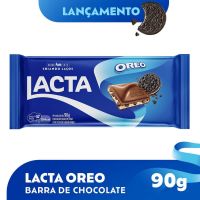 Barra de Chocolate Ao Leite Lacta Oreo 90Gr - Cod. 7622210567567