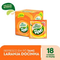 Refresco em Pó Tang Laranja Docinha com 18 unidades de 18Gr - Cod. 7622210571564