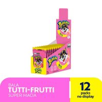Bala Macia Bubbaloo Tutti-Frutti 15g - 12 Unidades - Cod. 7622210562135