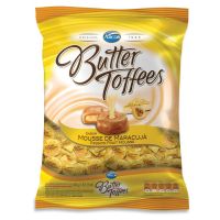 Bolsa de Bala Butter Toffes Mousse de Maracujá 600g (92 un/cada) - Cod. 7891118014484