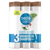 Pack Shampoo Seda Bomba Coco 3 Unidades 325mL Cada - Cod. 7891150078406
