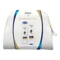 Kit Dove Shampoo e Condicionador Reconstrução Completa 200mL Grátis Necessaire - Cod. 7891150051829
