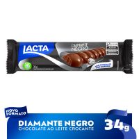 Barra de Chocolate Lacta Diamante Negro 34gr - Cod. 7622210573322