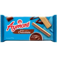 Biscoito Aymoré Wafer Chocolate 115g - Cod. 7896058256475