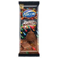 display de Tablete de Chocolate Arcor Rocklets 50g (12 un/cada) - Cod. 7898142862517