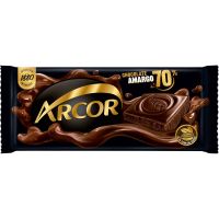 Tablete de Chocolate Arcor Amargo 70% Cacau 80gr - Cod. 7898142863897