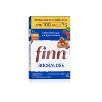 Adoçante em Pó Finn Sucralose 600mg | Pack 100 unidades - Cod. 7898928577765