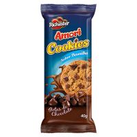 Cookie Richester Amori Baunilha Gotas de Chocolate 40gr - Cod. 7891152305968C12