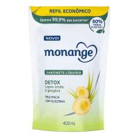 Sabonete Líquido Monange Refil Detox 400mL - Cod. 7896235354253